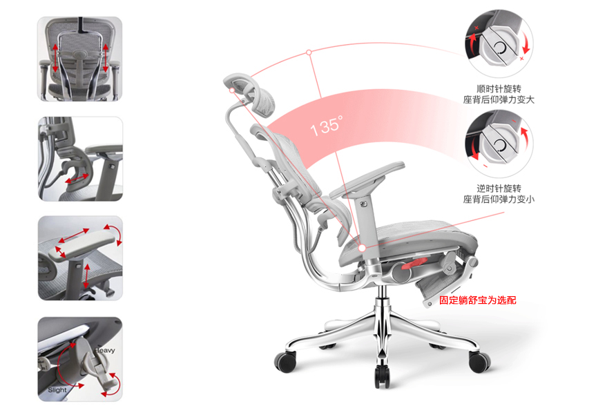 南京金豪+办公椅倾仰模式，南京+金豪电脑椅倾仰模式