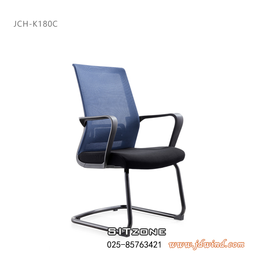 南京弓形椅JCH-K180C侧面图