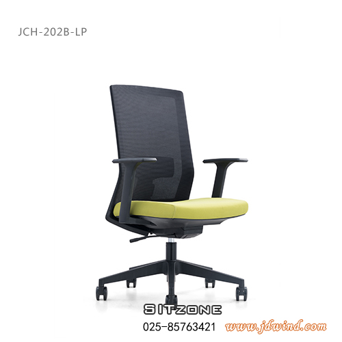 南京职员椅JCH-K202B-LP侧视图