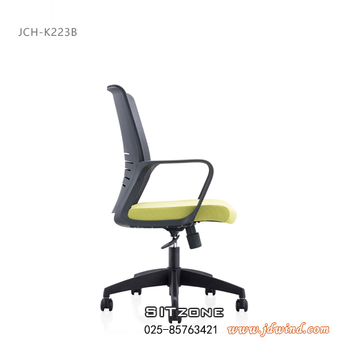 南京职员椅JCH-K223B侧面图