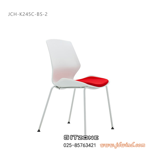 南京塑钢椅JCH-K245C-BS-2侧视图