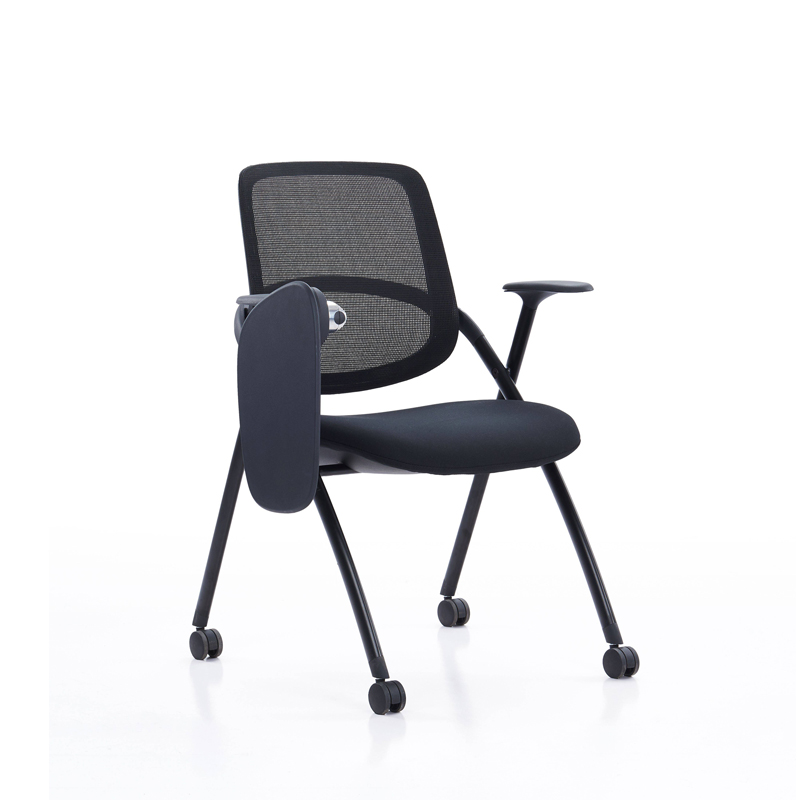 Sitzone南京办公椅，Jupiter南京培训椅 带写字板 侧面图