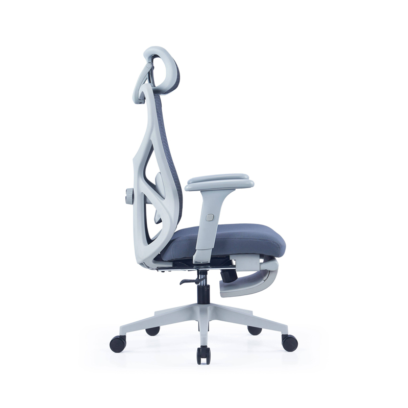 Sitzone南京办公椅图4，波普Pop工学午休椅 带脚托 灰框