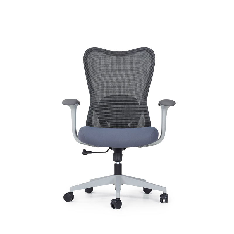 Sitzone南京办公椅，Artique南京员工椅JCH-562B-HS，网布职员椅灰框中背