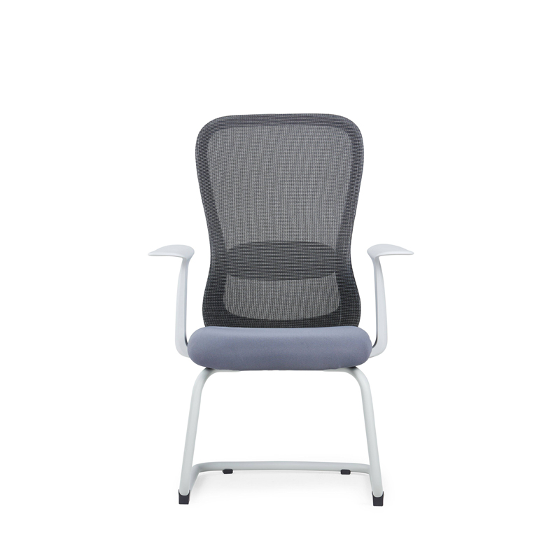 Sitzone南京办公椅，Mermaid南京会议椅JCH-579C-HS，网布弓形椅灰框