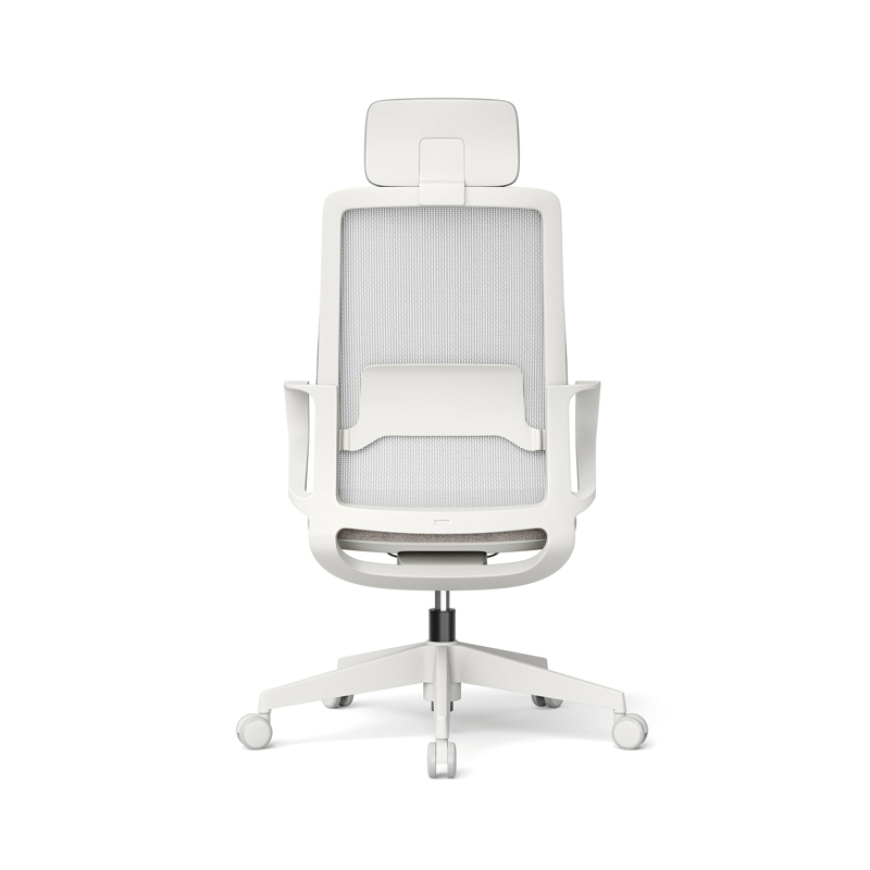 Sitzone南京办公椅图3，凯拉Kyla高背职员椅 带腰靠 白框
