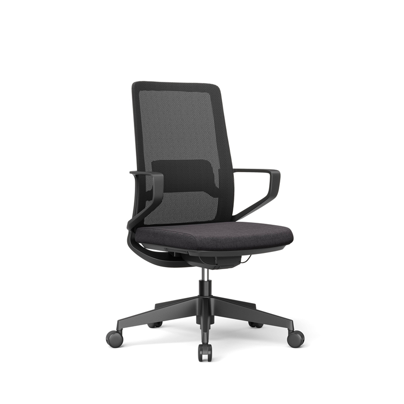 Sitzone南京办公椅，Kyla南京职员椅CH-K25BK，网布员工椅带腰靠