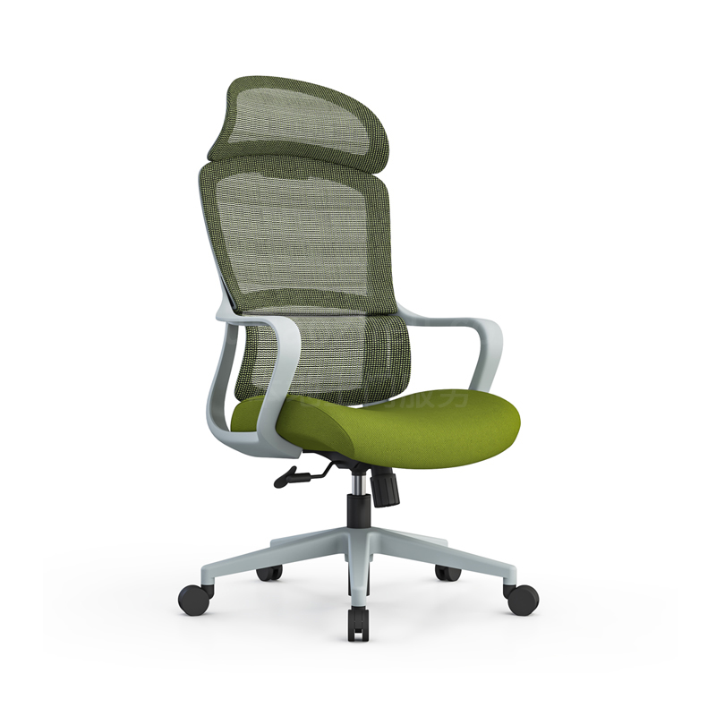 Sitzone南京办公椅图6，曲度S Curve高背职员椅 灰框