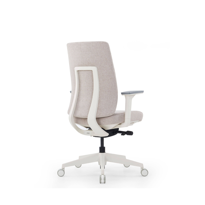 Sitzone南京办公椅图5，卓纳Kiro布艺中背椅 白框