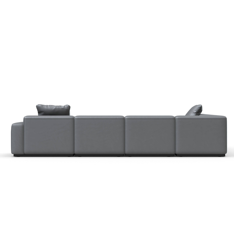 Sitzone南京办公沙发图4，拼图Jigsaw组合沙发 皮面 矮扶手